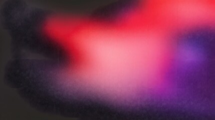 Aufkleber - Mesmerizing abstract digital art featuring a vibrant gradient with a soft blend of magenta red and blue colors enhanced with a fine grain effect and a glowing aesthetic perfect for use as banners