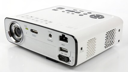 White Projector on White Background