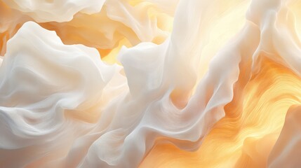 Poster - A delicate plume of smoke swirling upward, with soft, glowing light highlighting the texture and movement.