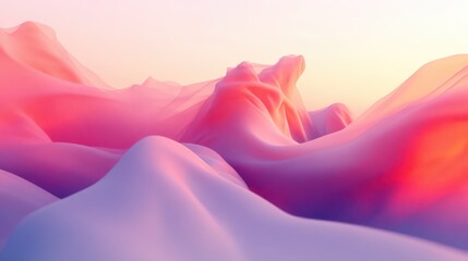 Poster - Wisps of smoke swirling against a gradient background, evoking a sense of tranquility and serenity.