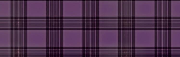 Aufkleber - Purple plaid pattern design. Geometric seamless texture. Suitable for wallpaper or fabric. Colorful and vibrant. Modern digital art. Fashionable and trendy. Classic and timeless. Great for decorating.