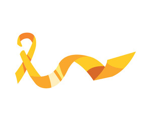 Wall Mural - Ribbon design for childhood cancer