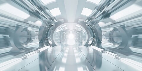 Poster - A digital minimalist composition with a futuristic silver backdrop, Digital elements and minimalist technology, Digital minimalist style
