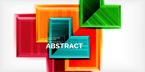 Poster - Arrow symbols created with 3d effects and line texture geometric abstract background