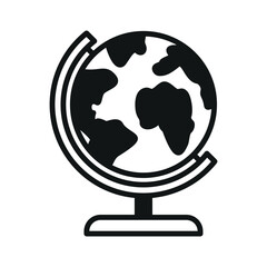 globe icon vector design template elegant style