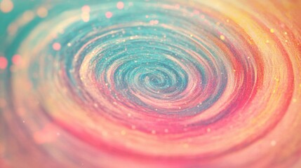 Poster - Captivating swirling patterns in bright colors create an enchanting display that draws viewers into a world of abstract beauty and vivid imagination