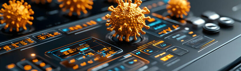 Poster - Virus Data Control Panel