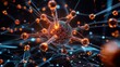 © Sarut - Exploring atoms and bonds in colorful molecular structures