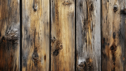 Poster - Rustic Wooden Texture of Weathered Planks for Background and Design Inspiration : Generative AI