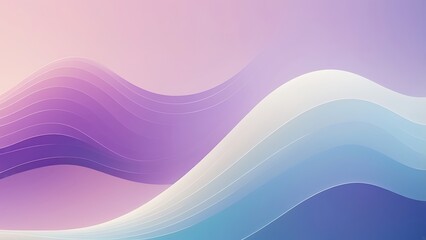 Aufkleber - abstract digital illustration vector artwork featuring a smooth gradient of pastel colors with a flowing wave like pattern that transitions from soft pinks and purples