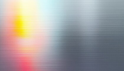 Poster - Abstract colorful light reflection on smooth metallic surface