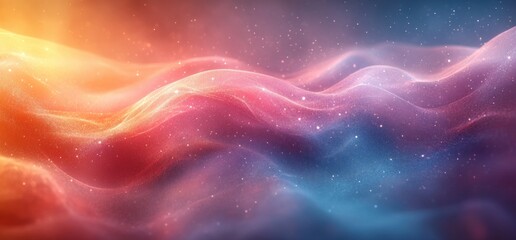 Aufkleber - Pastel Gradient Background Ethereal Dreamy Light Glow Minimalistic Abstract Design