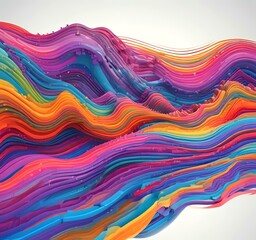 Poster - illustration of abstract technology background.