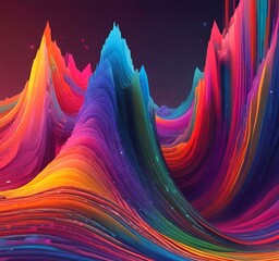 Poster - illustration of abstract technology background.