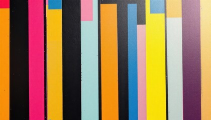 Poster - Colorful vertical stripes abstract geometric pattern art design