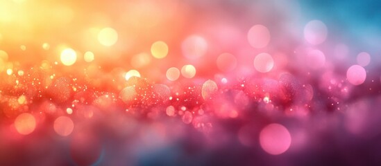 Aufkleber - Pastel Gradient Background Soft Pink Yellow Abstract Textured Banner Cover Wallpaper Design
