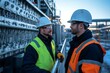 © Lubos Chlubny - Engineers Discussing at Industrial Facility in Winter