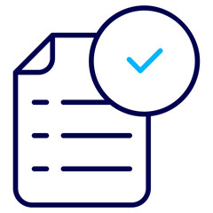 Poster - Approved Document Outline Color icon