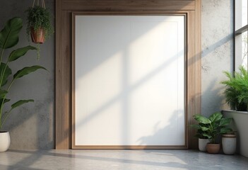 Poster - Advertising Mockup. Empty space to showcase your advertising or branding campaign