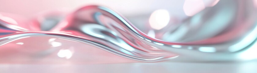 Poster - Vein-like metallic structures glow with vibrant pink and teal highlights, creating an organic yet futuristic feel over a minimalist white backdrop, inviting creativity and text overlay