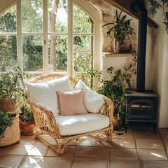 Wall Mural - living room with a sofa