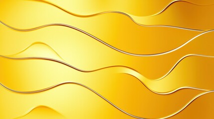 Wall Mural - elegant golden wavy background with smooth flowing lines
