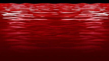 Poster - Crimson Liquid Surface Rippling Red Water Texture