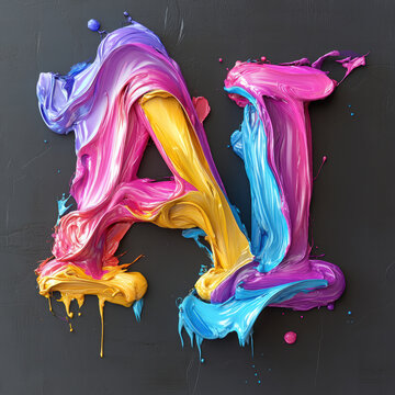 a ultra realistic photo of letters 