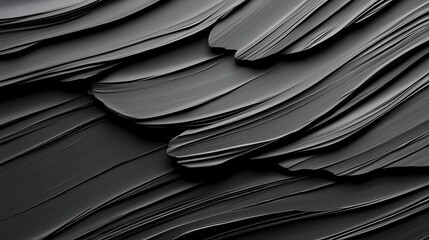 Poster - Abstract Black and Gray Paint Texture Background