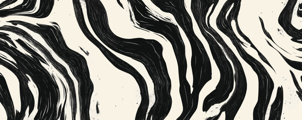 Poster - Abstract zebra stripe pattern vector design for textiles and backgrounds.