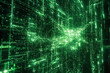 © Kieran - Abstract green data network with futuristic digital connections