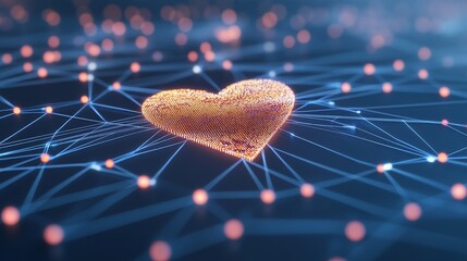 Poster - Digital Heart Network Connected Love in Cyberspace