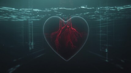 Poster - Digital Heart Roots Network Underwater Visualization