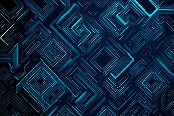 abstract close-up of a glowing blue digital circuit board, showcasing intricate connections and tech