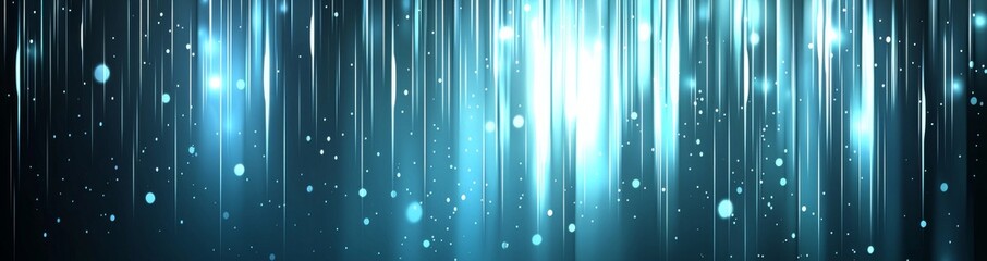 Poster - In a modern context, a blue abstract background includes an equalizer for music, depicting sound waves and music waves, symbolizing a music background equalizer concept