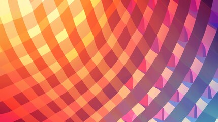 Poster - An abstract background of colorful squares.