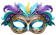 © Rawpixel.com - PNG Carnival mask purple