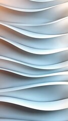 Aufkleber - Modern abstract white wavy stripes background creating an abstract and elegant design, perfect for various projects