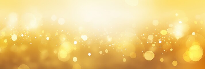 Poster - Bright Yellow and Gold Bokeh Background for Summer Vibes, Perfect for Celebrations, Events, and Artistic Designs