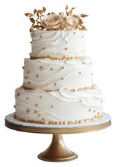 Poster - PNG White and gold wedding cake background dessert celebration.