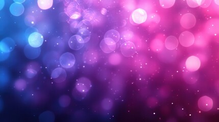 Poster - Abstract Bokeh Background with Shining Dots in Vibrant Pink and Blue Colors for Artistic and Creative Designs