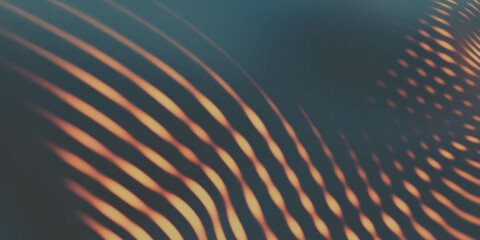 Poster - Dynamic halftone texture with flowing lines and contrasting colors in abstract design