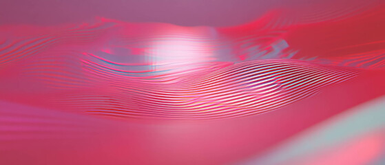 Poster - Abstract design featuring pulsating sound waves in a vibrant background with a central void