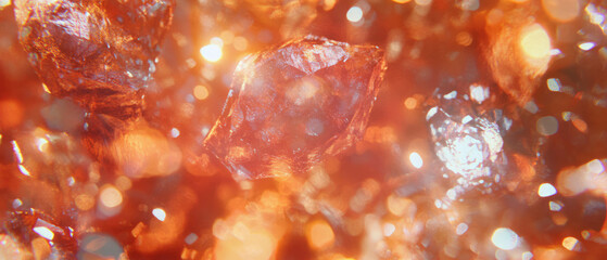 Poster - Captivating abstract burnishing embers with radiant fiery banner design