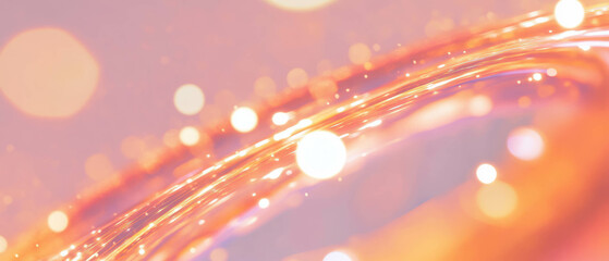 Aufkleber - Abstract circular spark patterns with a geometric banner create a vibrant visual effect