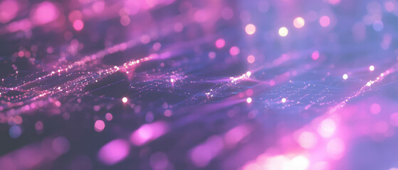Poster - Vibrant abstract cybernetic patterns with spark connections and a tech-inspired backdrop
