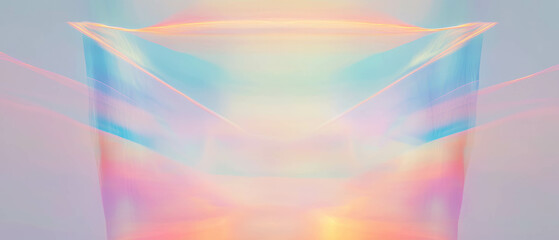 Poster - Colorful gradient background with smooth design for modern digital artwork