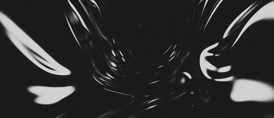 Poster - Metallic music vibrations create an abstract industrial background design