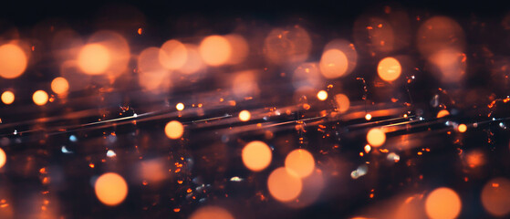 Poster - Modern abstract background with gentle glow and soft music theme