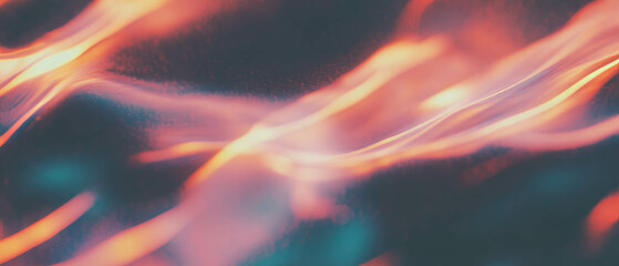 Poster - Visualized spark energy with vibrant fire design elements and an abstract background